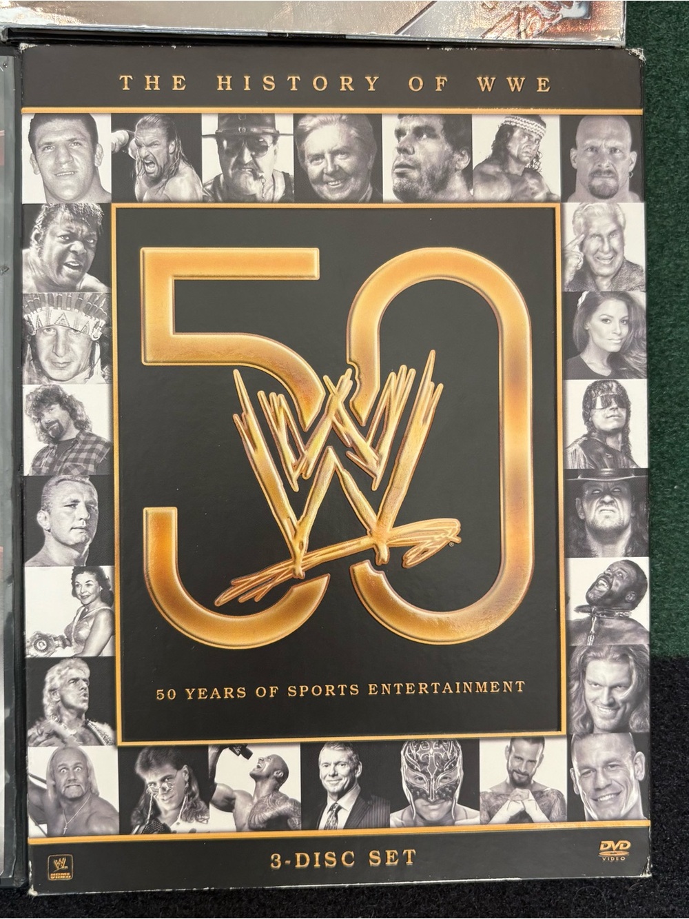 WWF/WWE - The History of WWE - 50 Years Anniversary 3 Disc DVD set Wrestling